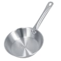 Miniatyrbillede 1 af 8: Stegepande i rustfrit stål Enkelhåndtag stegepande Køkkenudstyr til induktionsplader til hjemmet 8,7 x 2,0 tommer