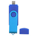 Miniatyrbillede 1 af 8: USB Stick Pendrives U Memory Unit USB2.0 Flash Drive Computer Tilbehør OTG CW10040 Blå32GB