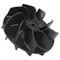 Miniatyrbillede 8 af 8: Vac Impeller Blæser Sort ABS Løvblad Vakuumdele 125 0494 Udskiftning til Toro Elektrisk Blæser