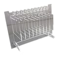 Miniatyrbillede 4 af 8: Negle Hanger Display Stativ Akryl Hængende Transparent Organizer Negleprøve Display Stativ med 10 stk Hanger L
