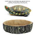 Miniatyrbillede 8 af 8: Reptil Vandskål Foder Skål Syntetisk Harpiks Rund Foder Gryde til Kæledyr til Skildpadde Padde