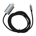 Pikkukuva 1 / 8: Type-C - HD-liitäntäkaapeli, tukee 4K 30Hz, Plug and Play, Type-C - HD-kaapeli televisiolle ja näytölle, musta ja harmaa