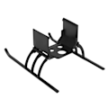 Miniatyrbild 5 av 8: Drönarlandningsställsförlängning Vikbar Quick Release Height Ben Extender Protector Guard för HS720 720E UAV