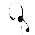 Miniatyrbillede 8 af 8: H360‑PC PC Monaural Headset Ledningsført Enkelt Øre Headset med 3 Sektioner Dobbelt 3,5 mm Stik og Støjreducerende Mikrofon