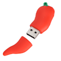 Miniatyrbild 4 av 8: USB-minne Röd Chili Form Söt Minnessticka USB-minnen för Studenter Barn Present 128GB
