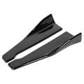 Pikkukuva 4 / 8: 2kpl Universaali sivuhame Rocker Splitters Lip Winglet Wing Hiilikuitutyyli 18.9in Auton korisarja