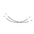 Miniatyrbillede 2 af 8: 2 stk. Cello Svansreb Svansbånd Nylon Instrument Byttesæt Kit Sort