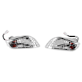 Miniatyrbillede 1 af 8: Par forlygter Blinklys Plast 204360F Passer til Piaggio Vespa lx lxv s 50 125 150