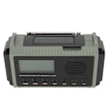 Miniatyrbilde 2 av 8: Nødradio FM AM SW WX 10000mAh Solcellelading Bærbar LCD Digital Display Håndsveiv Radio for utendørs bruk