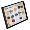 Miniatyrbild 3 av 8: 15 sorters kristall ädelstenar prydnad Färgglad Feng Shui Meditationsdekoration för samlare
