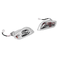 Miniatyrbillede 4 af 8: Par forlygter Blinklys Plast 204360F Passer til Piaggio Vespa lx lxv s 50 125 150