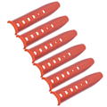 Miniatyrbillede 4 af 8: 6 stk. Orange US-formet teltpløk Aluminiumlegering Camping Strand Sandpløk Sne Jordpløk