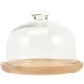 Kakfat med glaskupol 20,5 x 20,5 cm dessertostlock