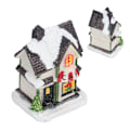 Miniatyrbillede 8 af 8: Julebyhus LED Julehartslys Hus med LED-lys batteridrevet