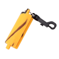 Miniatyrbild 2 av 8: Silikonpilavdragare med nyckelring Bågskyttepilavdragare Target Remover Gripper med bältesklämma Jaktskyttemåltillbehör Randig Orange