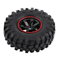 Miniatyrbild 3 av 8: 4st 1:10 RC Crawler Gummi Däck Inner Sponge Wheel 701A-7006L Däck för HSP