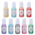 Miniatyrbillede 1 af 8: 9 farver 10g Epoxy UV-harpiks Farvefarve Farvestof Pigment DIY Håndværk (#A)