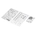 Miniatyrbilde 6 av 8: 3 stk. klare stempler DIY Interessant Holdbar Gjenbrukbar TPR Materiale Transparent Utseende Preging Scrapbooking Verktøy