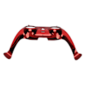 Miniatyrbilde 6 av 8: For PS5-kontroller frontplate DIY-erstatningsklips Skalledekorasjonstilbehør med joystickdeksler Rød