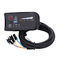 Pikkukuva 1 / 8: 24V sähköpyörän ohjauspaneeli LED Power Display 810 Instrument LCD sähköpyörämoottorin nopeuden ohjaukseen