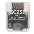 Pikkukuva 1 / 8: GC2SD-kortinlukija Plug and Play kannettava ammattimainen pelikonsoli Micro Storage Card -sovitin Wii:lle GC:lle läpinäkyvä