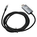 Pikkukuva 2 / 8: Type-C - HD-liitäntäkaapeli, tukee 4K 30Hz, Plug and Play, Type-C - HD-kaapeli televisiolle ja näytölle, musta ja harmaa