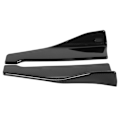 Pikkukuva 3 / 8: 2kpl Universaali sivuhame Rocker Splitters Lip Winglet Wing Hiilikuitutyyli 18.9in Auton korisarja