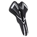 Miniatyrbilde 8 av 8: Sykkelstol Mountainbike-sete Memory Foam-pute Tykkere hul Komfort-sykkelsete Hvit