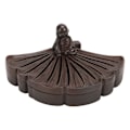 Miniatyrbillede 4 af 8: Ginkgo Blad Røgelsesbrænder Antik Udsøgt Zinklegering Røgelsesbrænder med Låg til Soveværelse Meditationsrum