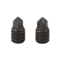 Miniatyrbillede 1 af 8: 2 stk. Hotend-dyse til Bambu Lab X1 0,2 mm 0,4 mm hærdet stål 3D-printer ståldyse til reparation udskiftning