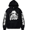 Miniatyrbillede 1 af 3: Efterår og vinter unisex hættetrøje Hip Hop Animetrøjer Løse langærmede hættetrøje til hverdag og fest