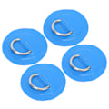 Miniatyrbillede 3 af 8: 4 stk. PVC Patch Elastisk Reb Sæt D-Ring Patch Bungee Cord Sæt Rustfrit Stål D-Ring PadBlå