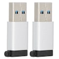 Pikkukuva 5 / 8: Adapteri USB3.0 - TypeC USB C - USB OTG Plug Play -muunnospää tiedonsiirtoon (Hopea)