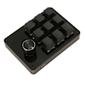 Miniatyrbild 4 av 8: Mini knappsats med 9 tangenter med knopp Makro Mekaniskt tangentbord Hot Swappable blå switch tangentbord Tangentlinjeseparation