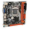 Miniatyrbild 2 av 8: ITX H110 Moderkort Dual Channel DDR4 LGA1151 SATA3.0 M.2 Nvme Stöd VGA HD Multimedia Interface Gaming Moderkort