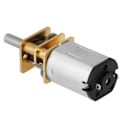 Pikkukuva 4 / 7: N20 DC3V 6V 12V 50-2000RPM Nopeusvaihteinen vaihteisto DC-moottori metallivaihteistolla