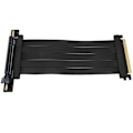Pikkukuva 3 / 8: PCIE 4.0 X16 Nouseutinkaapeli Näytönohjaimen jatkokaapeli 90 asteen korkea nopeus GPU-sovitinkaapeli musta