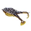 Miniatyrbillede 7 af 8: Froske-agn Blødt Silikon Kunstigt Thunder Frog Agn Fiske-agn med Dobbelt Propellerfødder Sort Gul