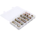 Miniatyrbillede 4 af 7: 150 stk Zinklegering Nitmutter Indsatsmutter Sæt M3 M4 M5 M6 M8 M10 Hardware Tilbehør