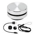 Miniatyrbild 1 av 8: Bluetooth Bone Conduction Högtalare Stereo Magnetisk Bärbar Mini Trådlös Högtalare för Hemma Utomhus Silver