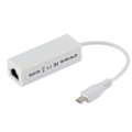 Miniatyrbilde 1 av 8: Nettverkskort-adapter Micro USB til RJ45 Ethernet-port for Raspberry Pi Zero 1.3/W hovedkort