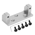 Miniatyrbillede 6 af 8: Aluminium Servo Plade Metal Servo Montering til HBX 2098B 1/24 RC Crawler Bil Opgraderingsdel Sølv