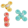 Miniatyrbillede 7 af 8: 3 stk. Sugerørsspinnere Legetøj, Roterende Blomst Sugerørsspinnere Legetøj, Vandafvisende Rustfri Baby Fidget Spinners Badeværelseslegetøj