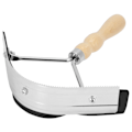 Miniatyrbilde 3 av 8: Hestesvettekrape med trehåndtak Sklisikkert Hestepleie Grooming Tool Gårdforsyninger