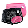Miniatyrbilde 5 av 5: Sykkelundertøy for kvinner, sportsmønster, stramme shorts, XL, svart