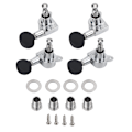 Miniatyrbild 1 av 8: 2R 2L stängda aluminiumlegeringar maskinhuvuden String Tuning Key Pegs Tuners för Ukulele