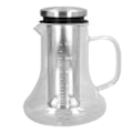 Miniatyrbilde 1 av 8: Kaldbrygget Kaffe Kanner Borosilikatglass Transparent med Skala Bærbar Kontor Tekanne 700ml