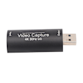 Miniatyrbillede 2 af 8: Videoindfangningskort 1080P 60FPS 4K 30 Hz USB 3.0 Plug and Play High Definition Multimedia Interface Spilindfangningsenhed