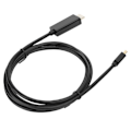 Pikkukuva 6 / 8: Uros-uros adapterikaapeli Mini DP HDMI Video Tietokone TV-tarvikkeet B0203 Musta