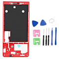 Miniatyrbilde 1 av 8: LCD-ram for Smart Phone Utstyr for BlackBerry KEY2/KEYTWO/BBF100‑1/‑2/‑6 Rød